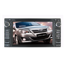 Ajuste de 2DIN coches reproductor de DVD para Toyota Corolla RAV4 Universal Camry Prado Land Cruiser LC100 Hilux 2003-2006 con sistema de navegación de GPS de TV estéreo de Radio Bluetooth